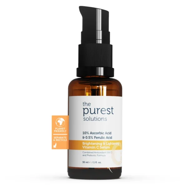 سيروم فيتامين c لتفتيح وتوحيد لون البشرة 30 مل من the purest solutions