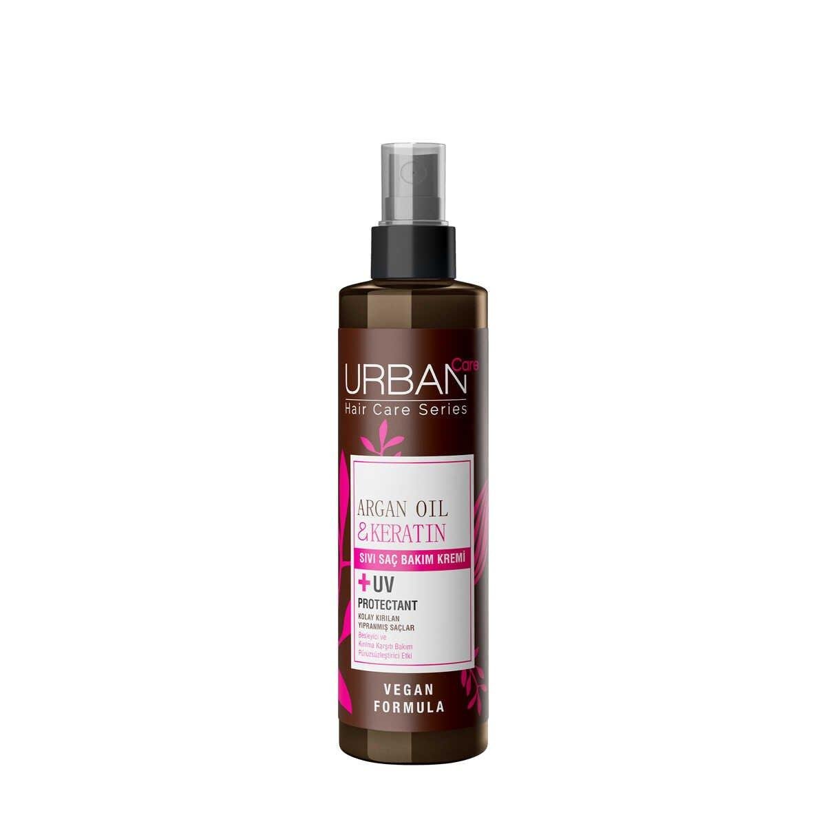 بخاخ الشعر بزيت الأرغان والكيراتين من urban care (200 مل)