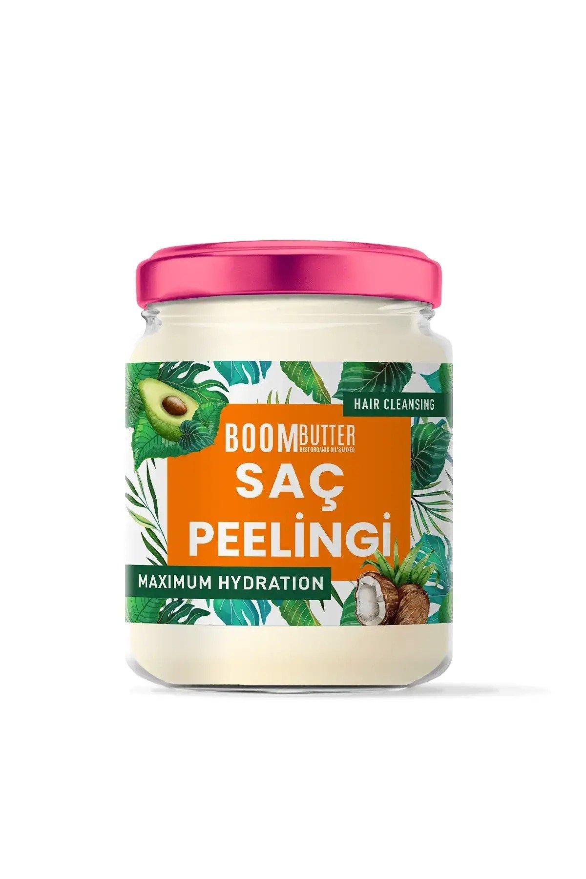 مقشر boom butter لتقوية جذور الشعر 190 مل!