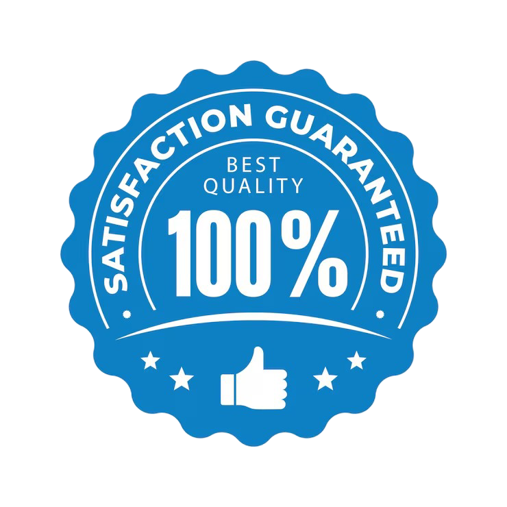 seal 100 percent satisfaction guaranteed blue circle thumb icon grunge stamp vector eps 567423 769