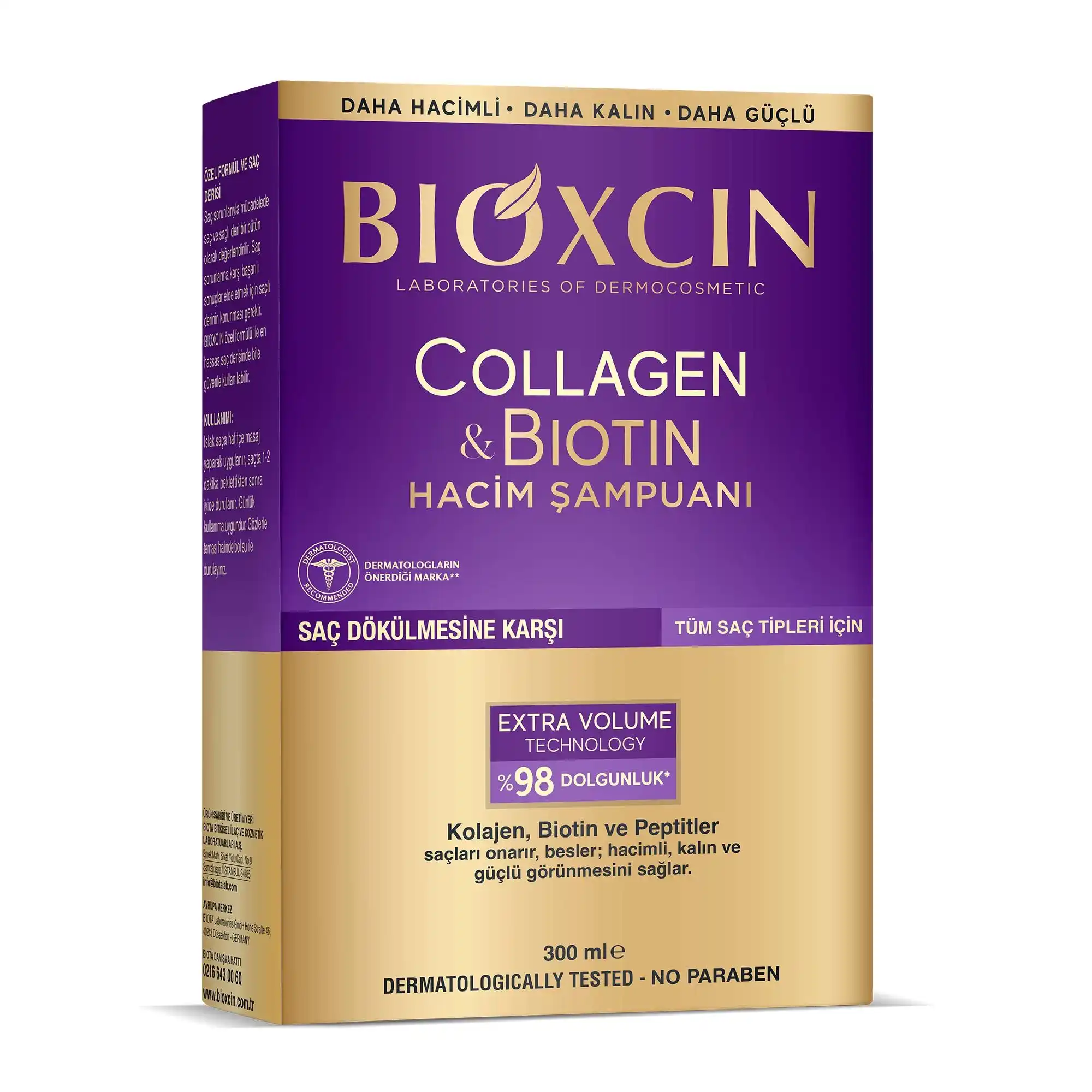شامبو bioxcin بالكولاجين والبيوتين 300 مل